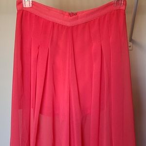 Unique Wide Leg Pants with Shorts